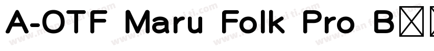 A-OTF Maru Folk Pro B转换器字体转换